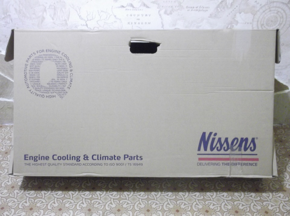 Заменил Радиатор охлаждения (Nissens)
