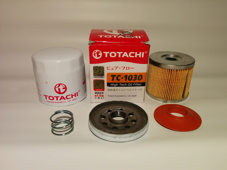 Вскрытие масляного фильтра Totachi TC-1030