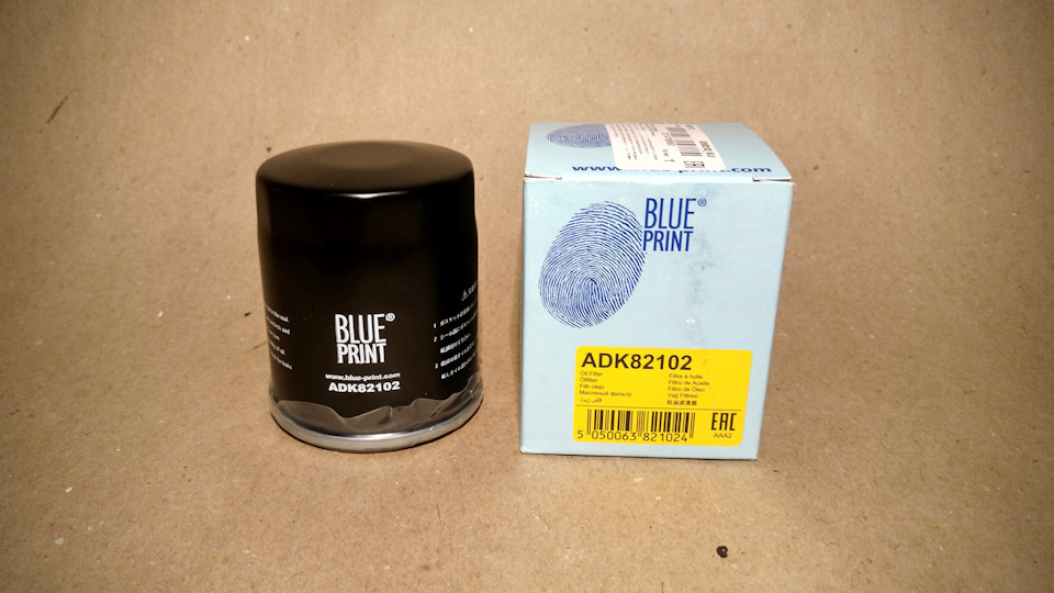 Вскрытие масляного фильтра BluePrint ADK82102