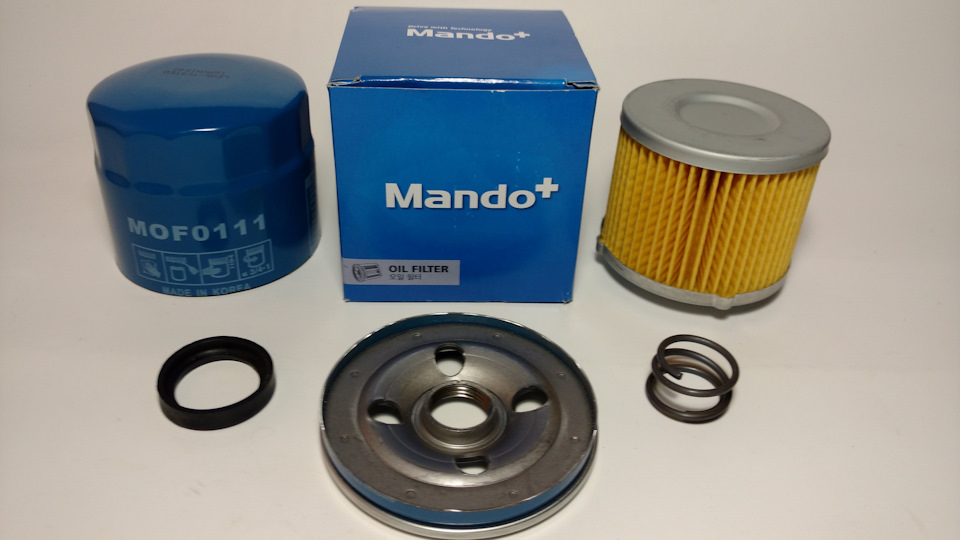 Вскрытие масляного фильтра MANDO+ MOF0111
