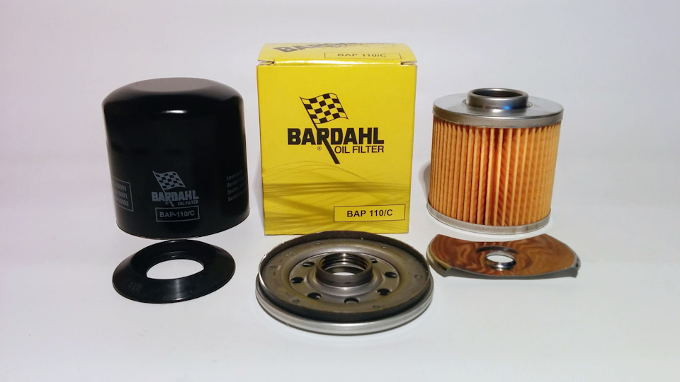 Вскрытие масляного фильтра Bardahl BAP 110/C